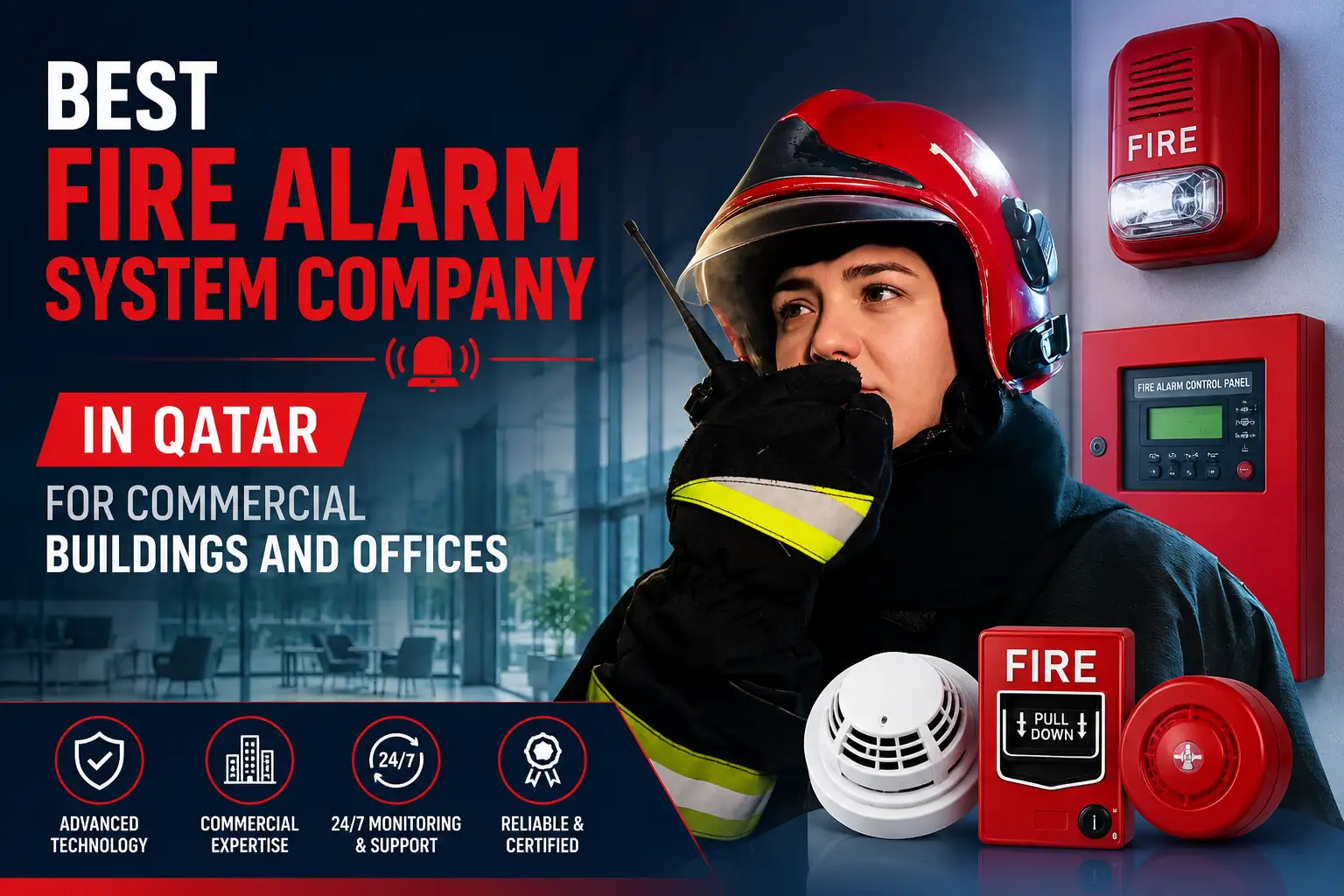 Best fire alarm system company in Qatar