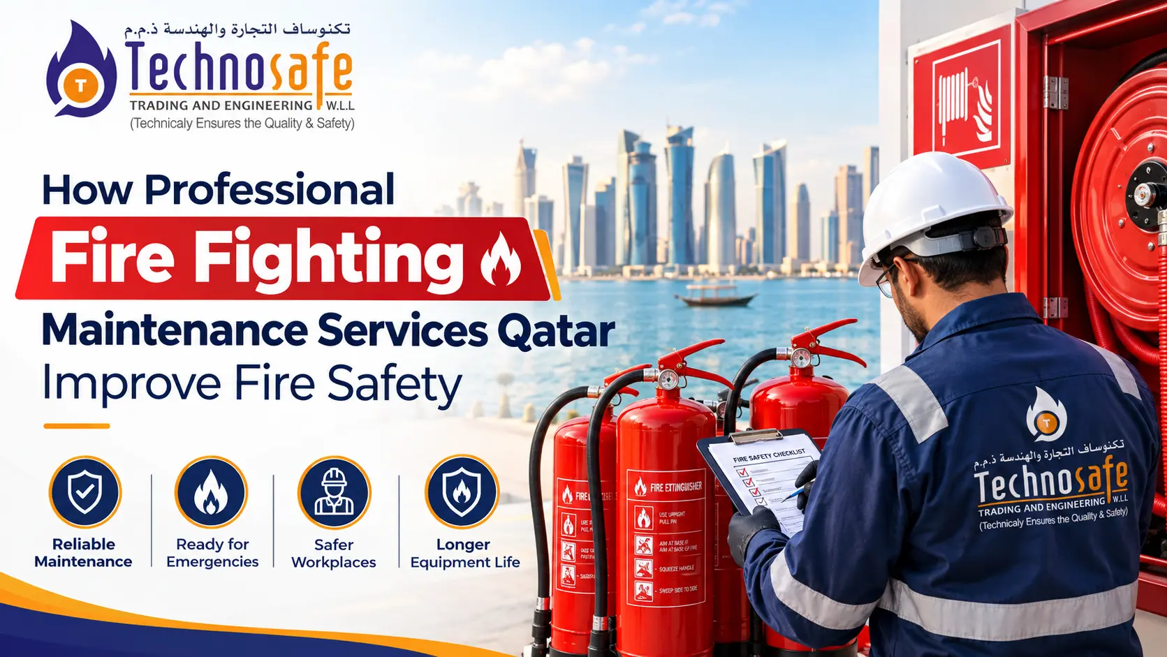 How Professional Fire Fighting Maintenance Services Qatar Improve Fire Safety